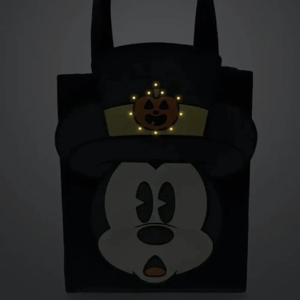 Disney Mickey Mouse Light Up Trick Or Treat Bag Halloween 2020 Disney Park Black